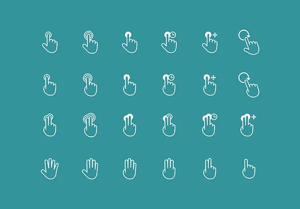 Animated Hand Gestures