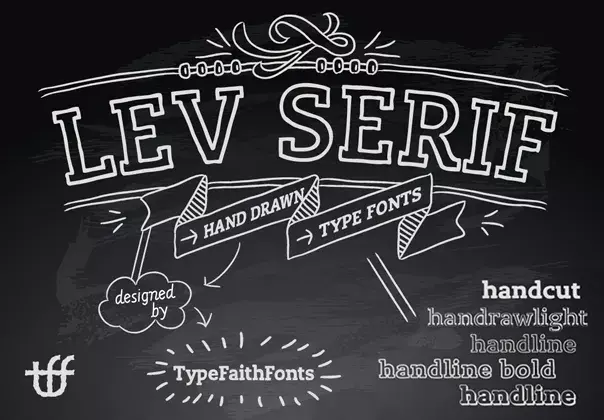 Lev Serif Hand-drawn