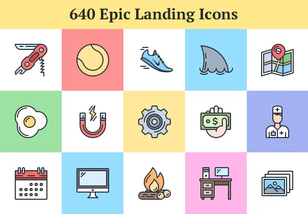 Epic Landing Icons