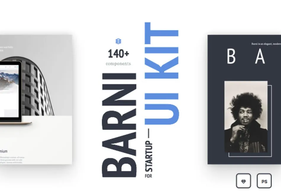 Barni UI Kit for Startup