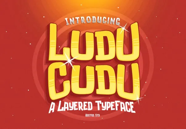 Luducudu Layered Typeface