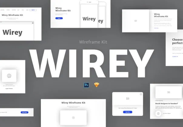 Wirey Wireframe Kit