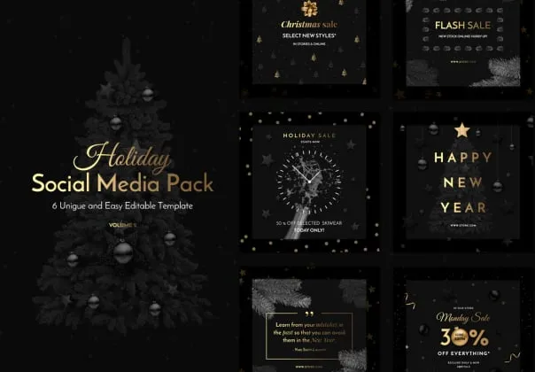 Holiday Social Media Pack Vol.2