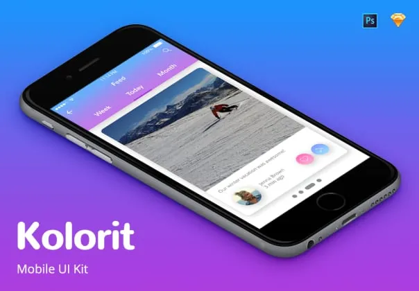 Kolorit Mobile UI Kit