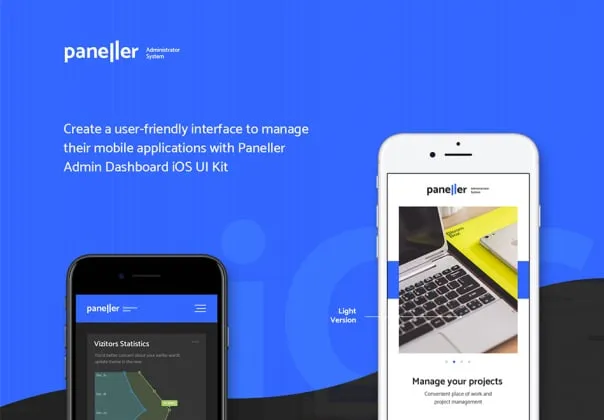 Paneller Admin Dashboard iOS
