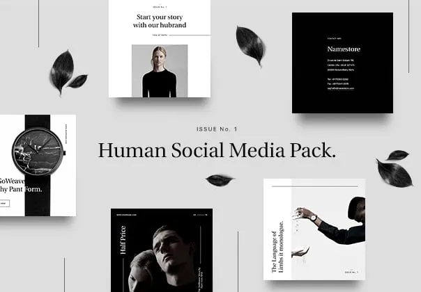 Human Social Media Pack.