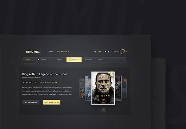 Atomic Tales PSD Template