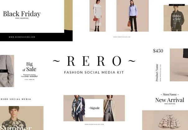 Rero Fashion Social Media Kit