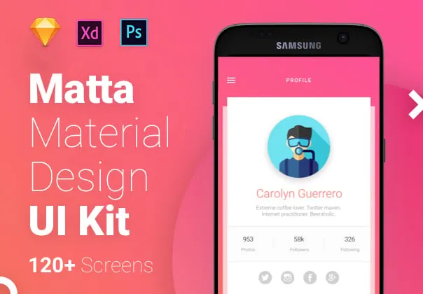 Matta Material UI Kit