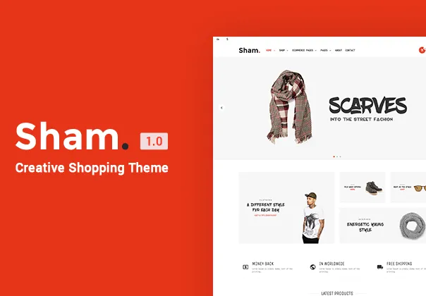 Sham eCommerce HTML