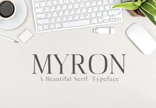 Myron Serif Typeface