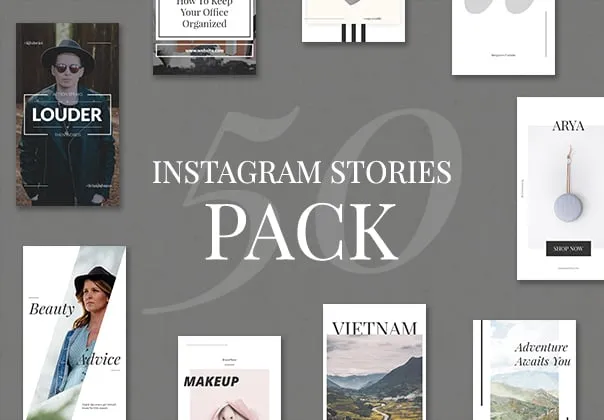 50 Instagram Stories Pack