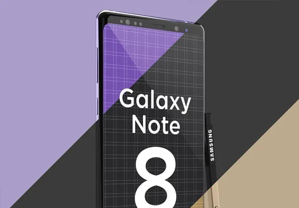 Galaxy Note 8 Design Mockup