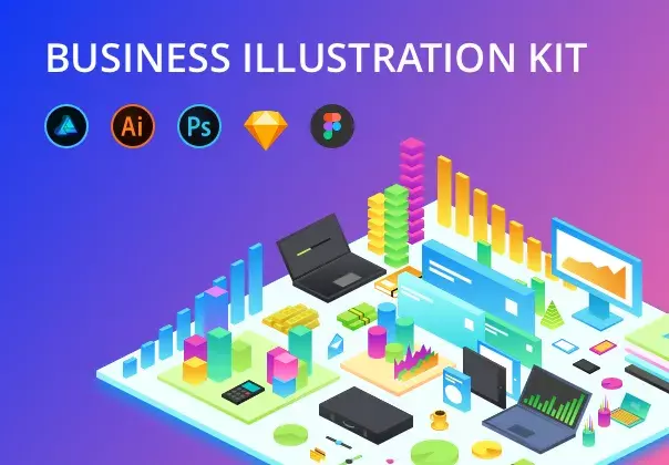 Business Illustration Kit