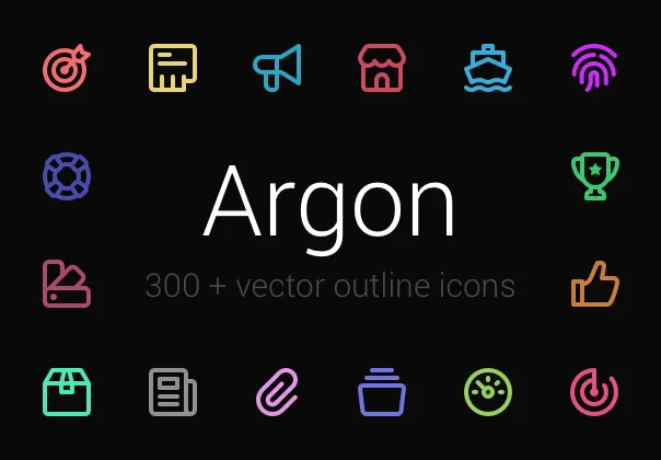 Argon Icon Set