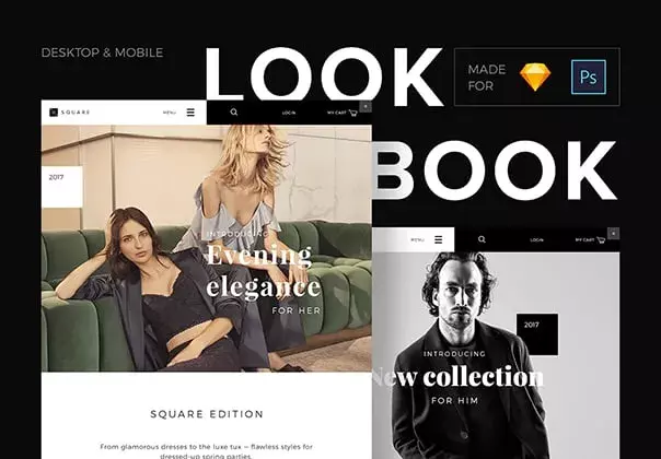 LookBook Template SQUARE