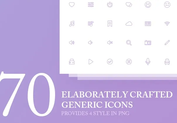 70 Generic Icons