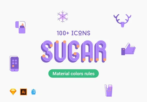 Sugar Icons Set