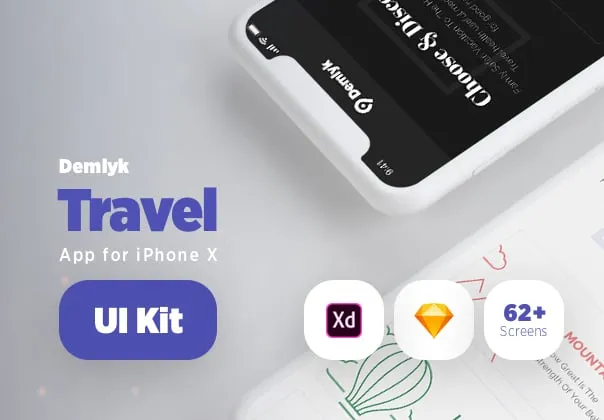 Demlyk Travel iOS UI Kit