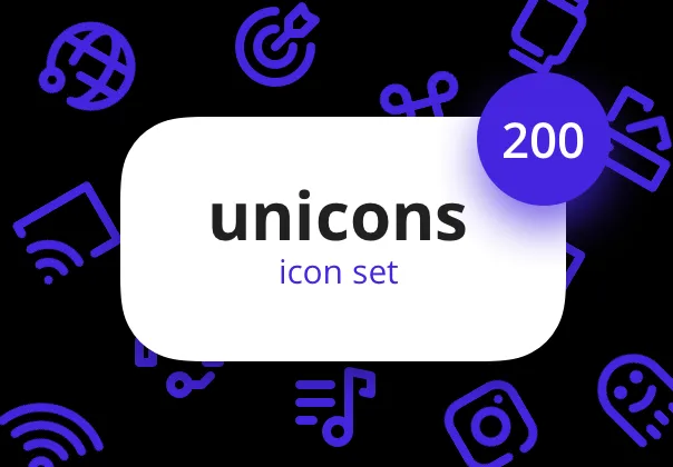 Unicons Icon Set