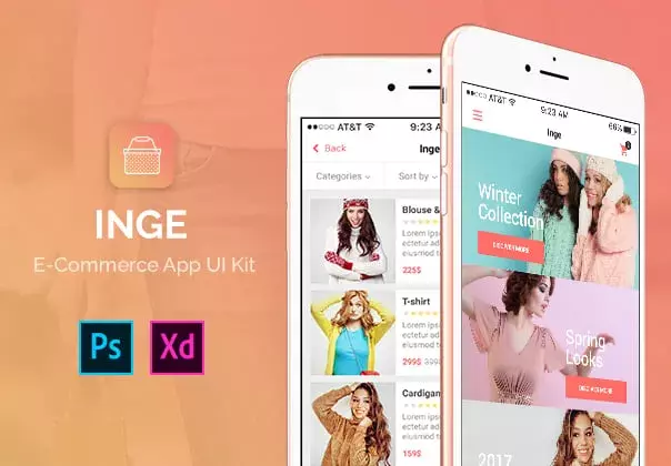 Inge E-Commerce UI Kit
