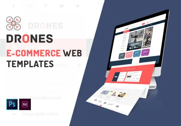 Drone Ecommerce UI Kit