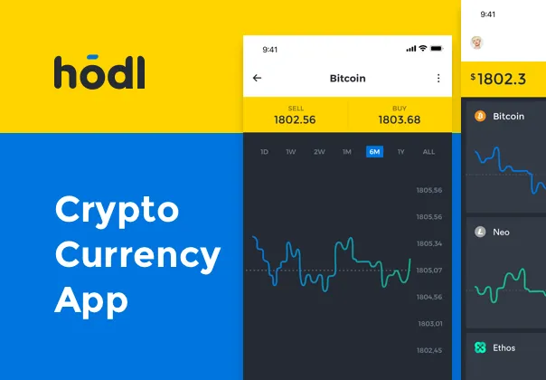 15 Screen iPhone X Crypto Currency UI Kit for Sketch.