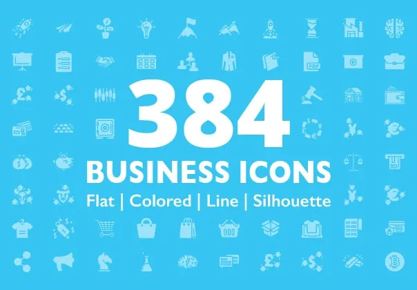 384 Business Icons