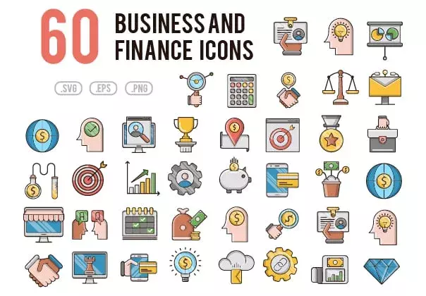 60 Business & Finance icons