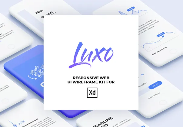 Luxo Responsive Wireframe Kit