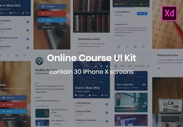 Online Course UI Kit