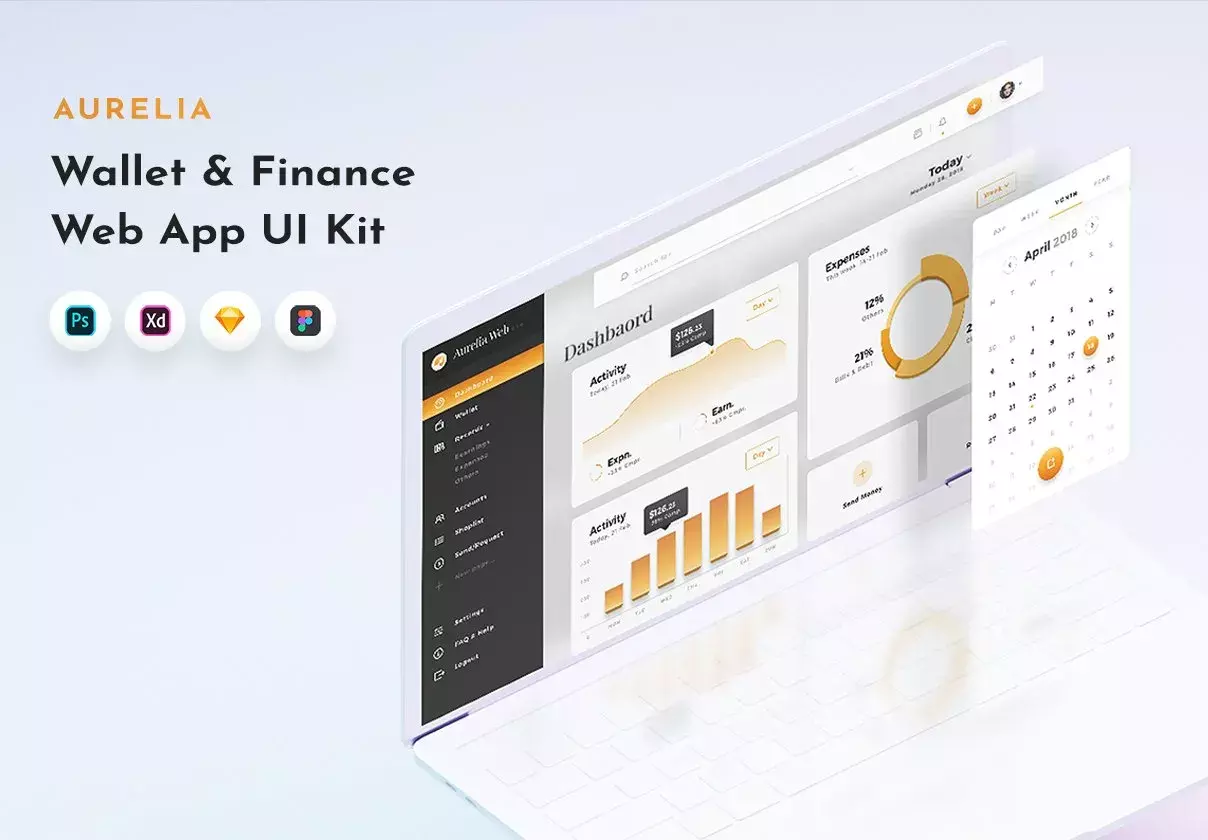 Aurelia - Wallet & Dashboard UI Kit