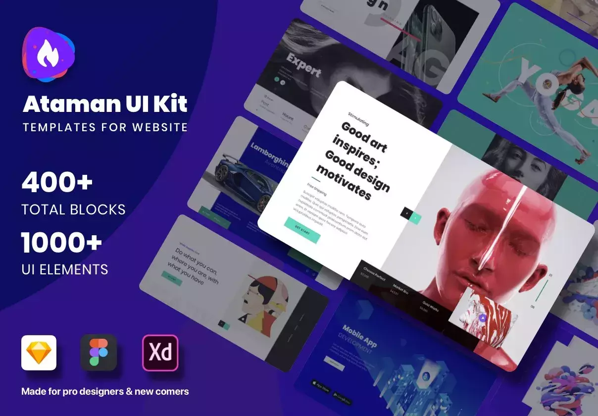 Ataman Web UI Kit – Templates For Website