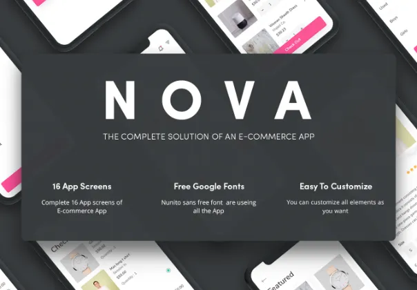 Nova E-commerce UI Kit