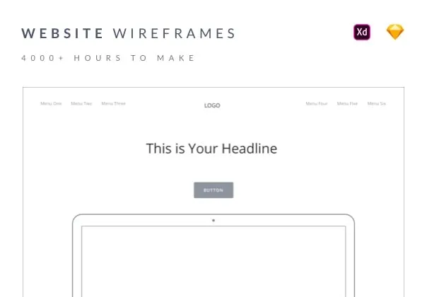 The Biggest Websites UX Wireframe Kit on the Market 4000 Hours to Make.