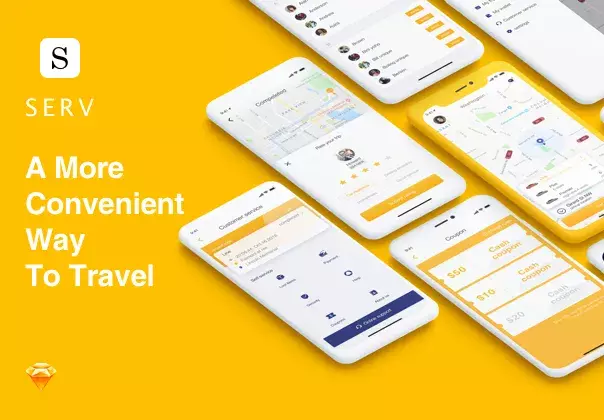 SERV Taxi UI Kit