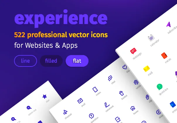 Professional vector icons for Illustrator, Photoshop, Sketch, XD & IconJar