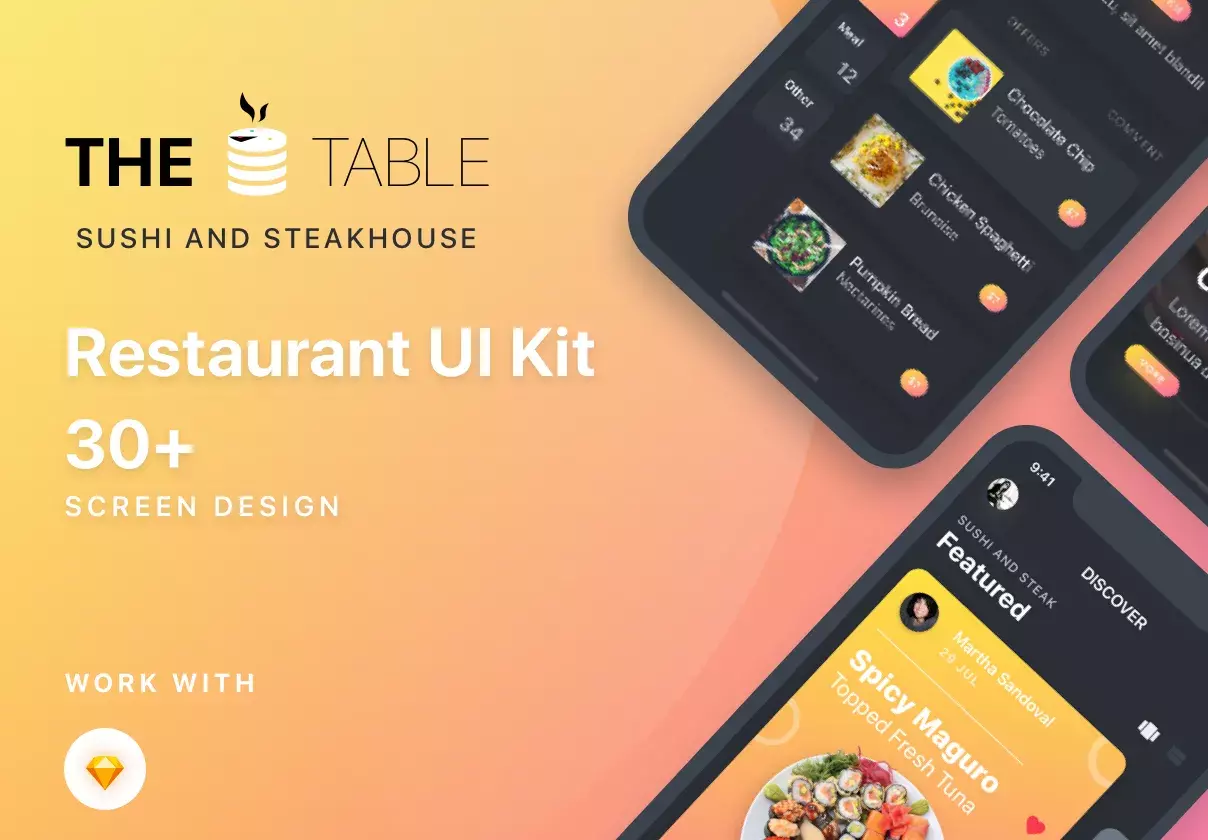 Premium Sushi & Steakhouse Delivery UI Kit with Complete Process.