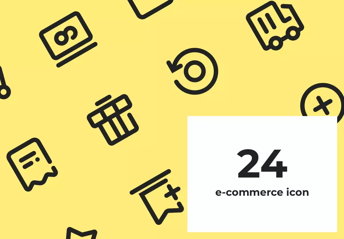 24 E-commerce Icons