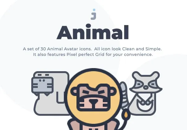 30 Animal Avatar Icons