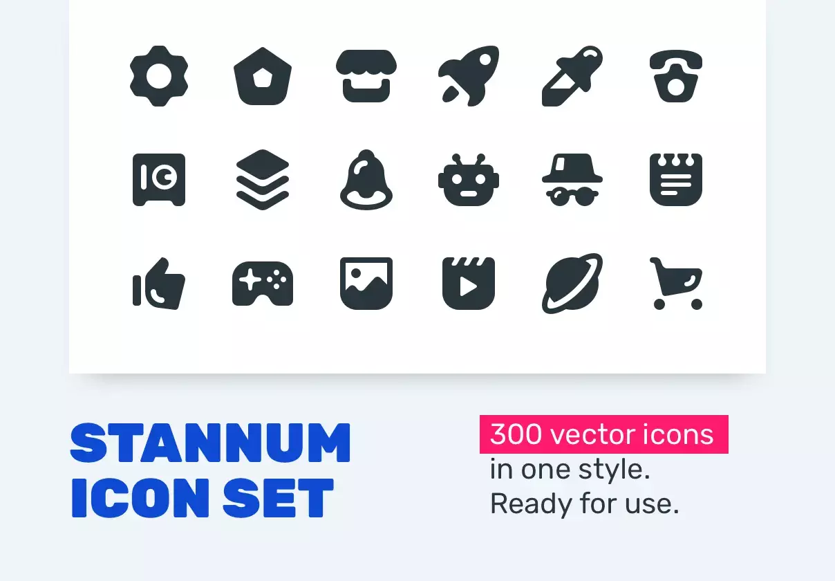 Stannum Icon Set