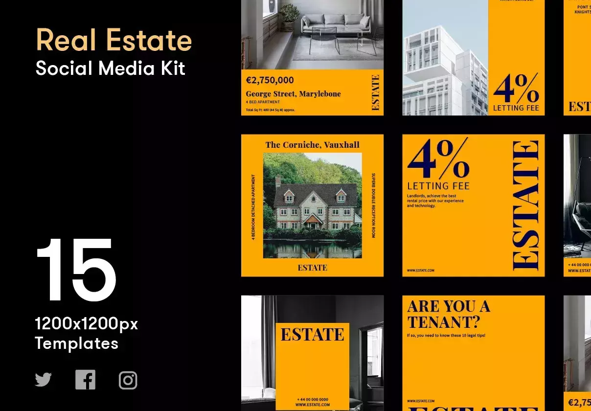 Real Estate Social Media Kit