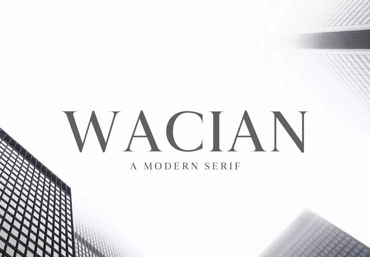 Wacian Serif Font Family