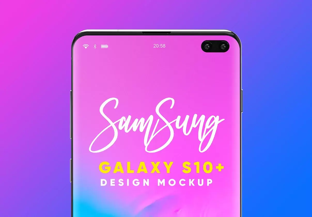 Samsung Galaxy S10 Design Mockup 1