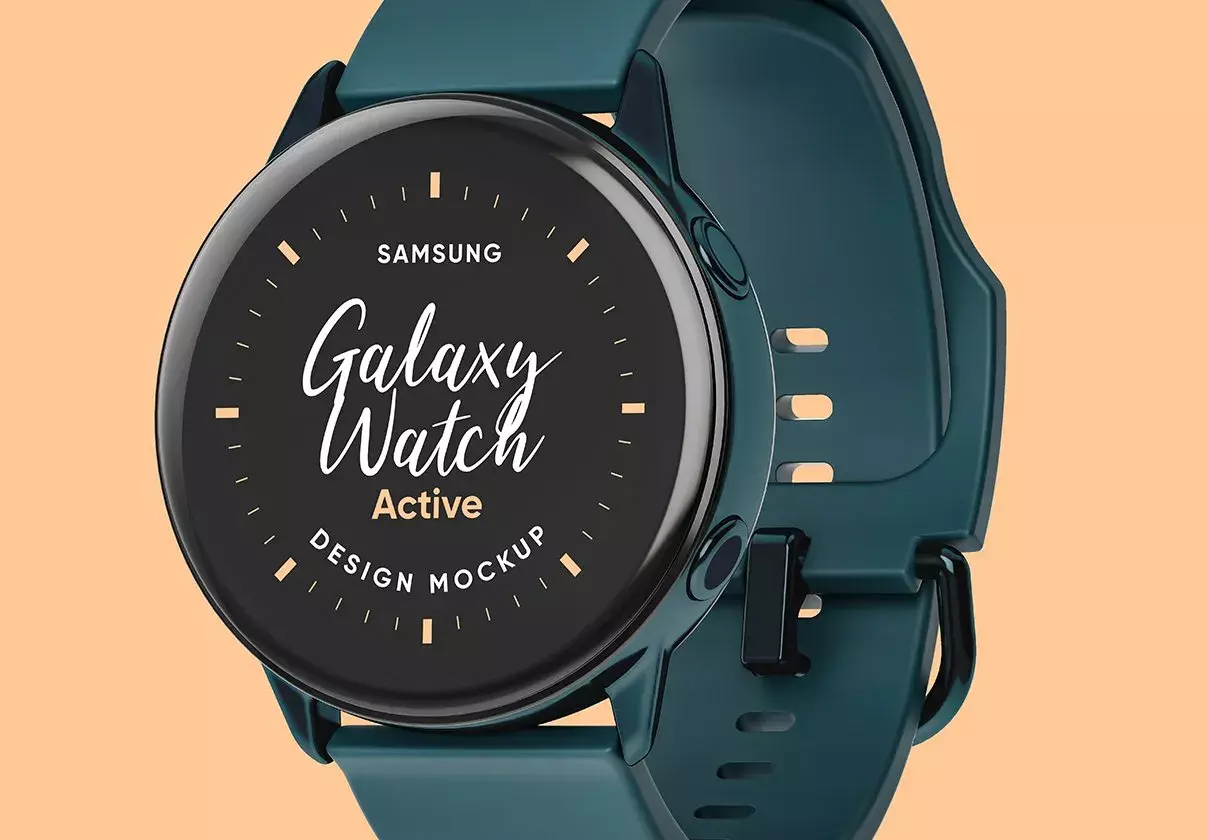 Samsung Galaxy Watch Design Mockup