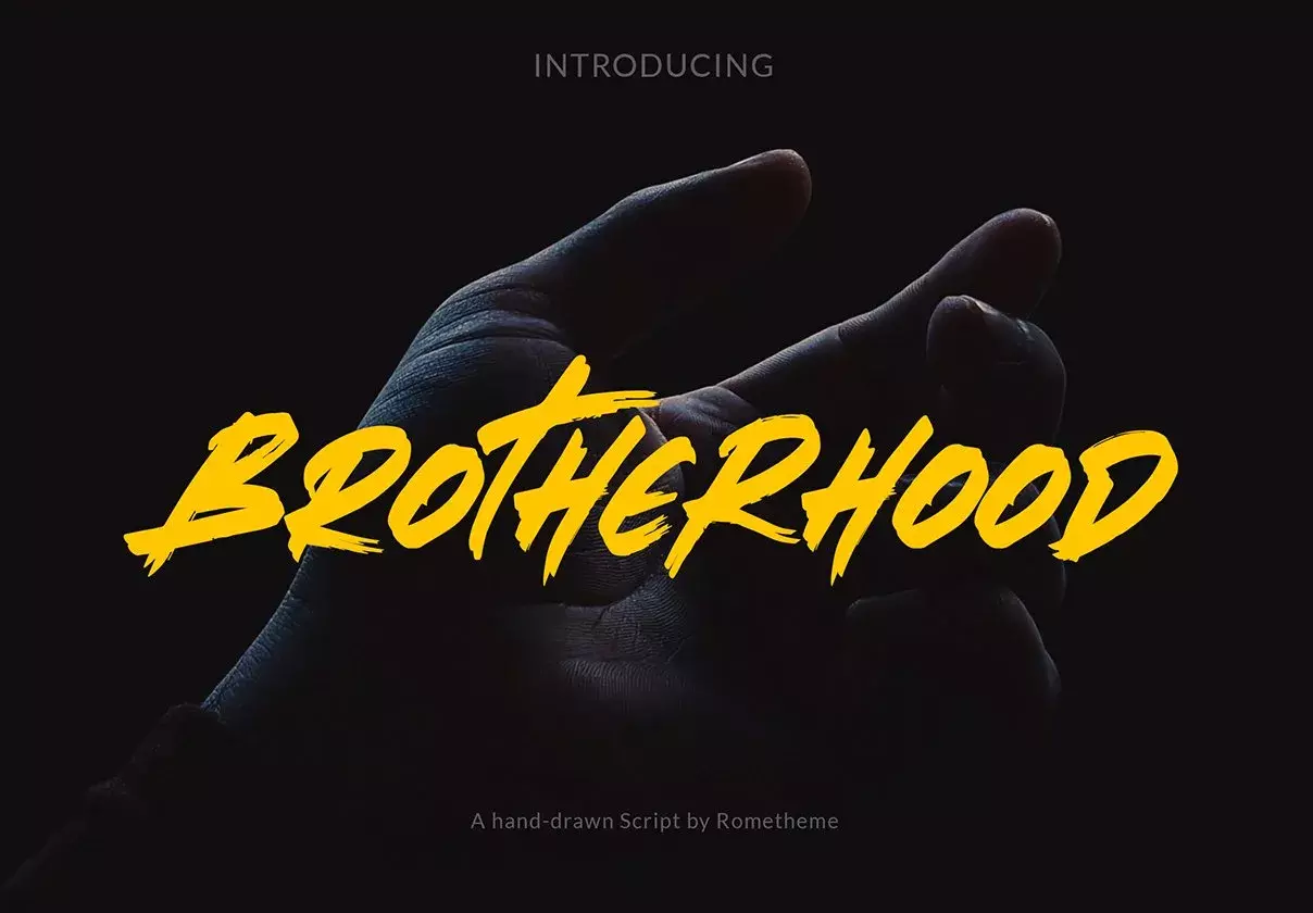 Brotherhood - Brush Script Font