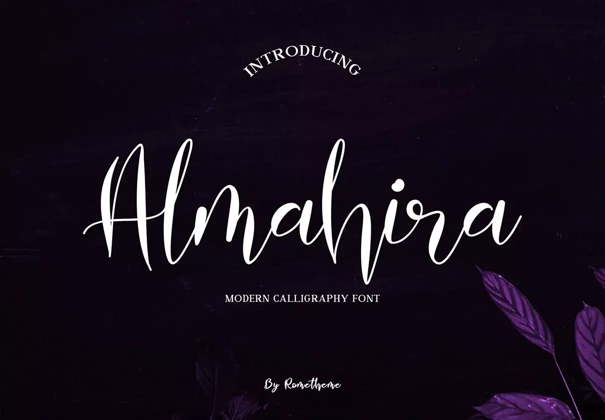 Almahira Script Font