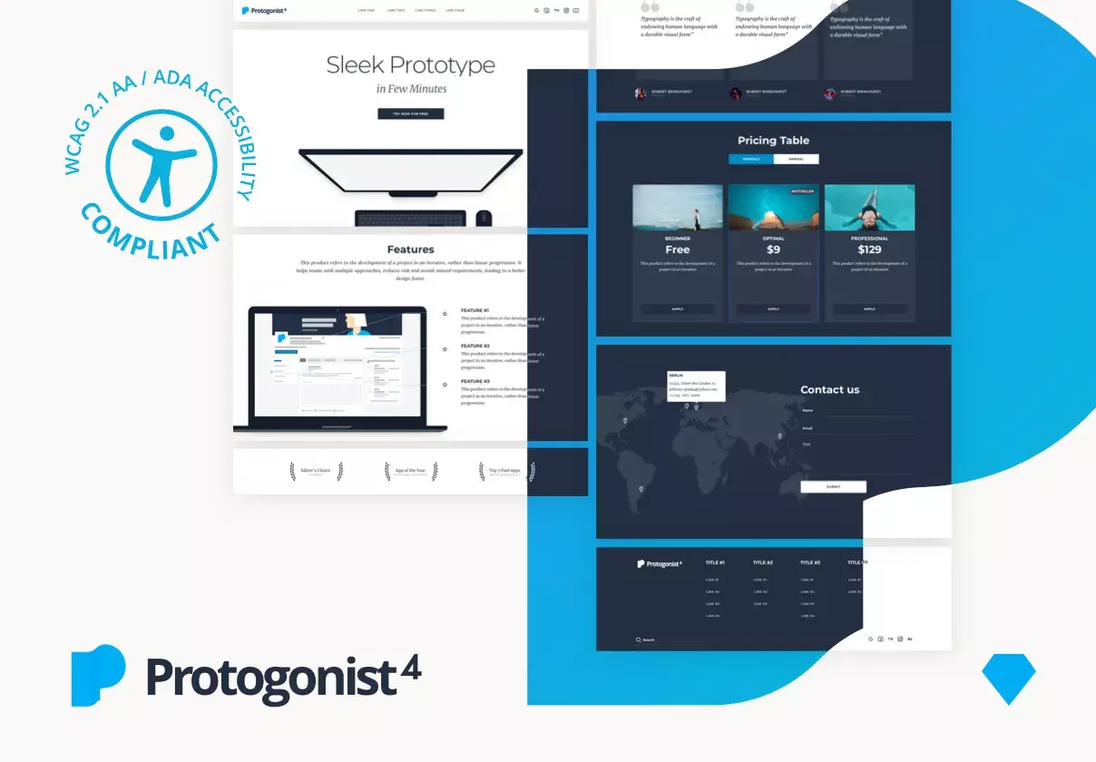 Protogonist 4 UI Kit