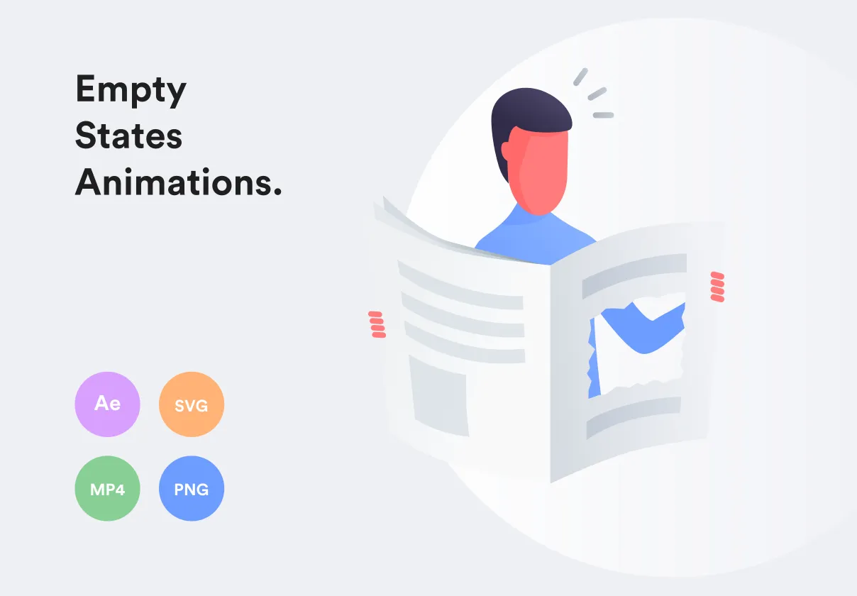 Mobile and Web Animated SVG Error Illustrations