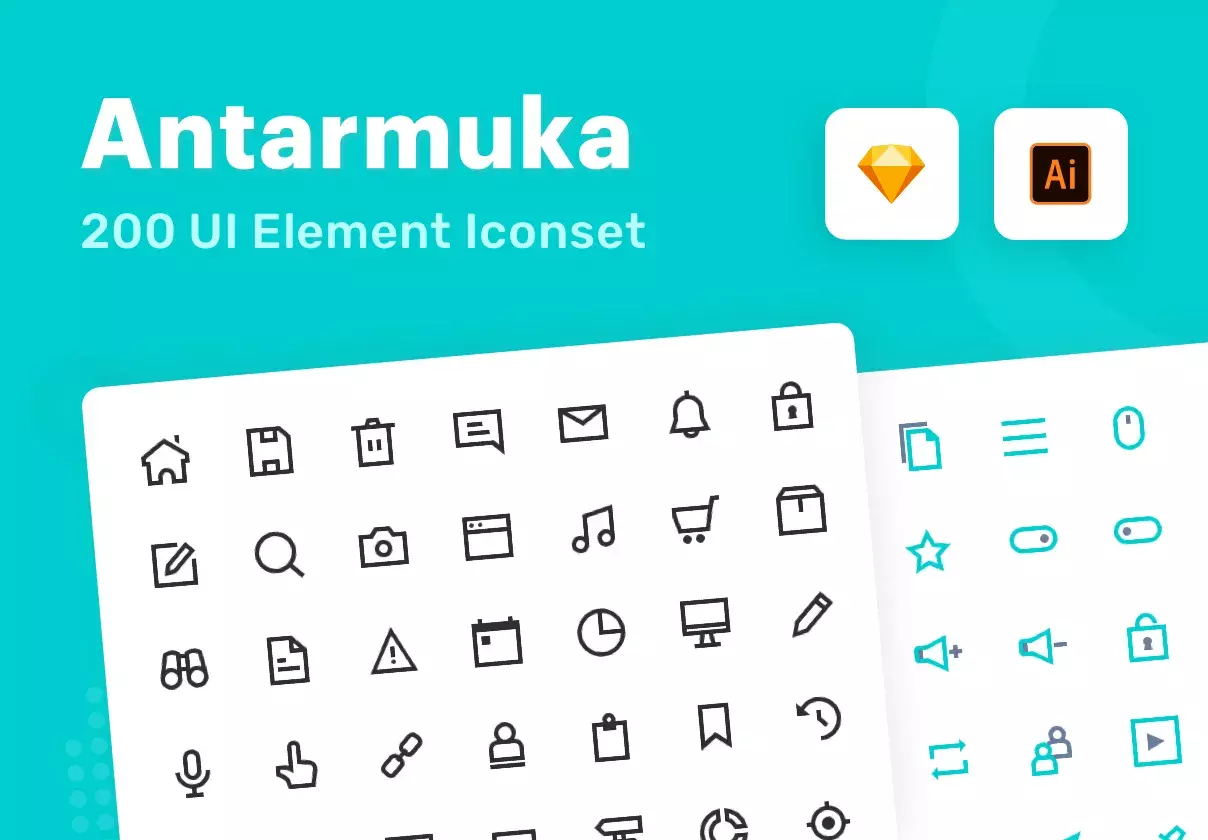 Antarmuka : UI element icon